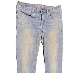American Eagle Women's Blue Jeans (jegging)